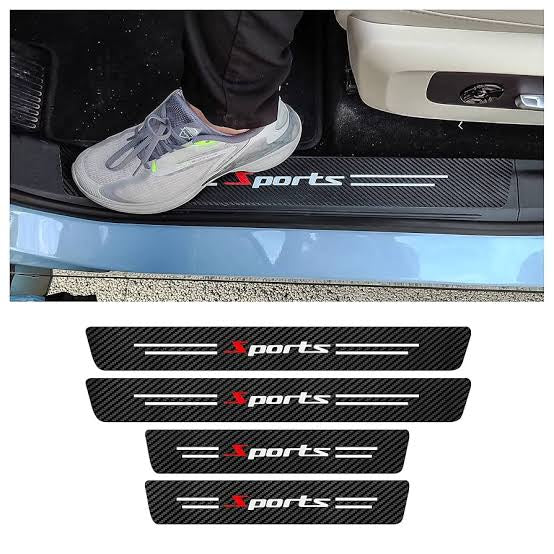 Textured Car Door Sill Protector 4pcs set