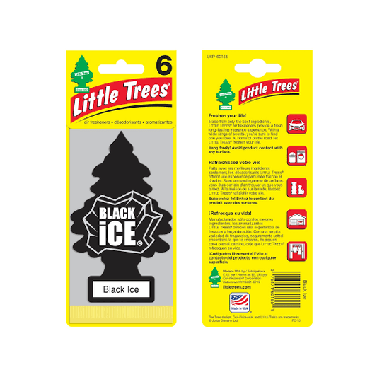 Little Trees Black Ice Hanging Car Air Freshener