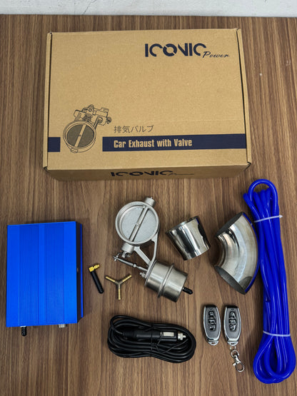 Iconic cut of exhaust