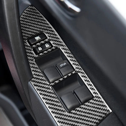Toyota Corolla 2015-22 window Switch Button Pannel Carbonfiber Trim