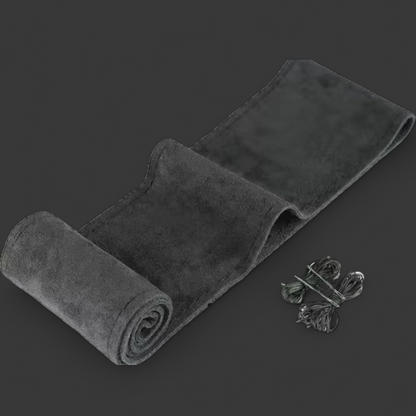 Universal alcantara stearing cover hand sewing 1pc ( black) color