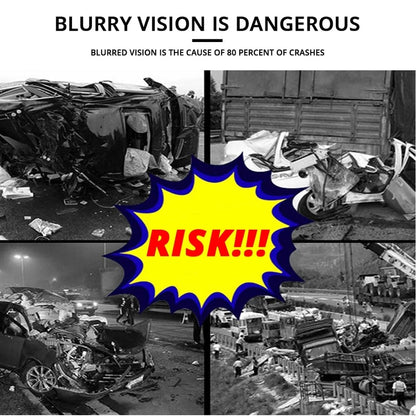 Anti fog and anti rain spray for windshield glass