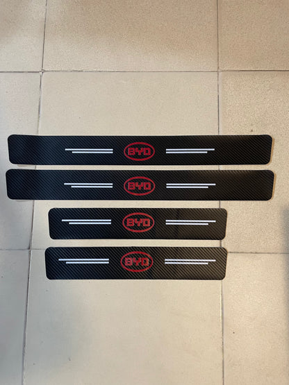 Textured Car Door Sill Protector 4pcs set