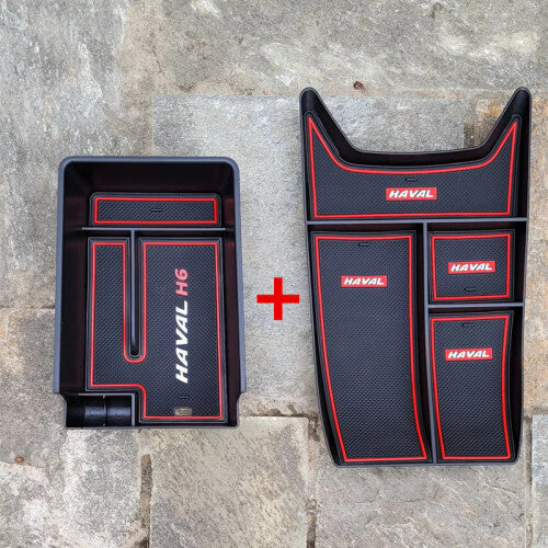 Haval h6 arm rest storage box upper and lower 2pcs