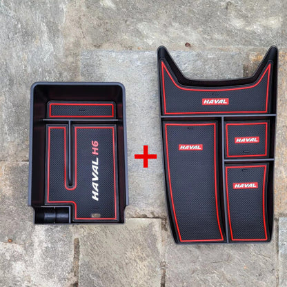 Haval h6 arm rest storage box upper and lower 2pcs