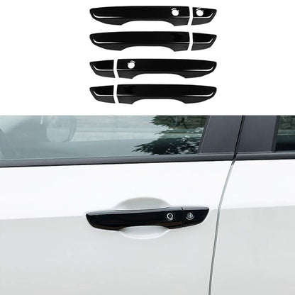 Honda Civic X Door Handle Covers – Carbon Fiber & Glossy Black