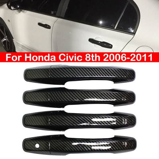 Honda Civic Reborn Door Handle Covers – Carbon Fiber Finish