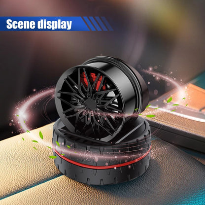 Wheel Hub Perfume Air Freshener 360° Rotating Car