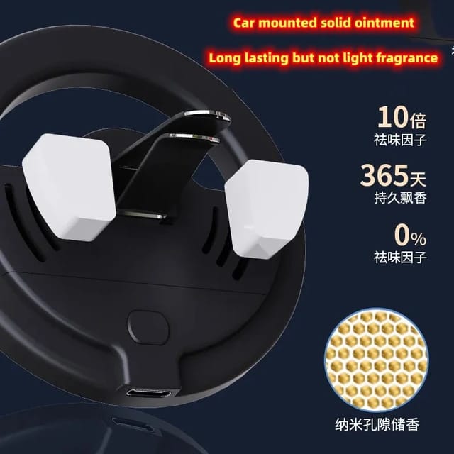 Universal Solar Harley Bike Car Perfume Air Freshener 360°