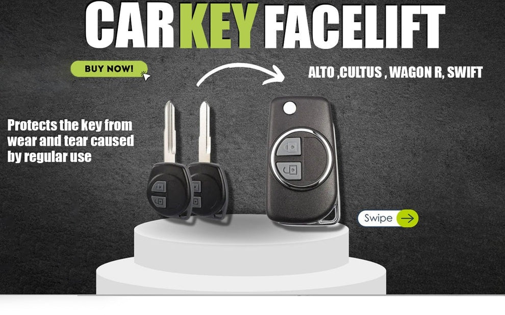 Suzuki Alto 2014 2025 /Cultus/Wagon R/Swift Flip Key Case Kit