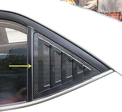 Toyota corolla carbon fiber Quater lower glass cover 2015-2016