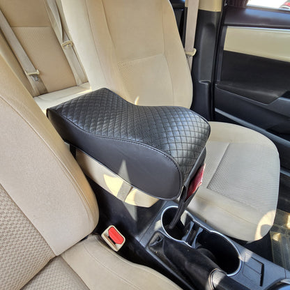 Universal Car Arm Rest Cushion Memory Foam PU Leather