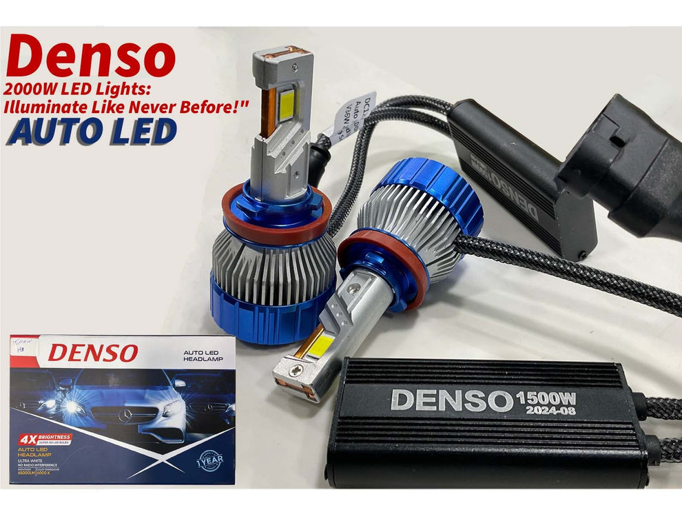 Denso LED Lights - 1500W Ultra-Bright High-Performance Headlights