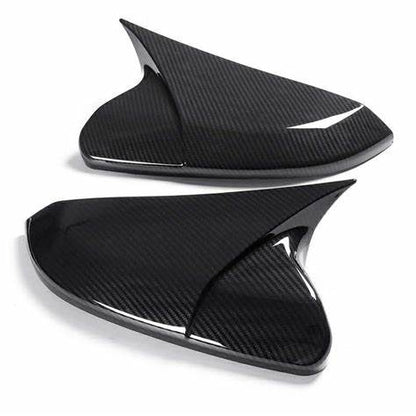 honda civic x side mirror carbon fiber batman style